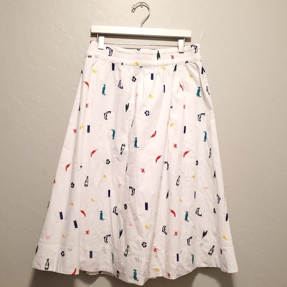 Madewell embroidered Draw string circle skirt! - Picture 7 of 7